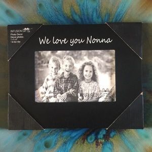 “We Love You Nonna” picture frame, 4x6 image black